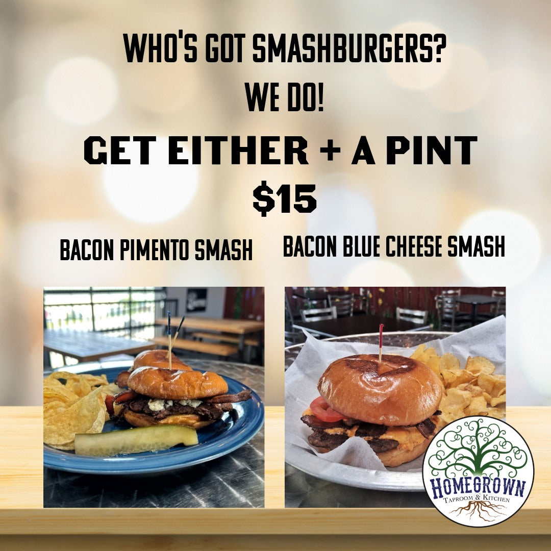 Smash Burgers Have Arrived at Homegrown