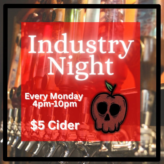 $5 Ciders + Chill Vibes at Cyanide Cider’s Industry Night