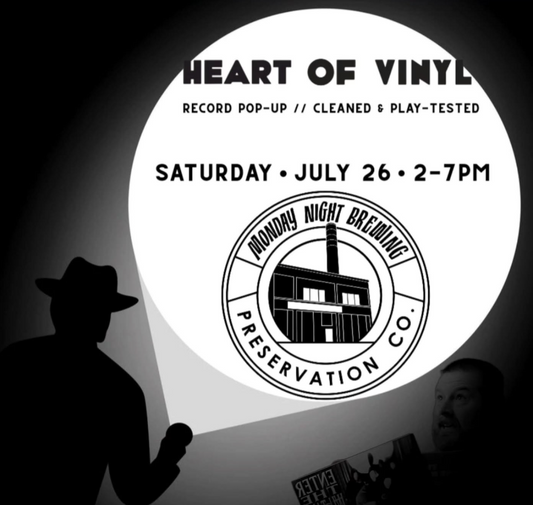 July 26- Heart of Vinyl Hosts Pop-Up Record Shop at Monday Night Brewing in Germantown