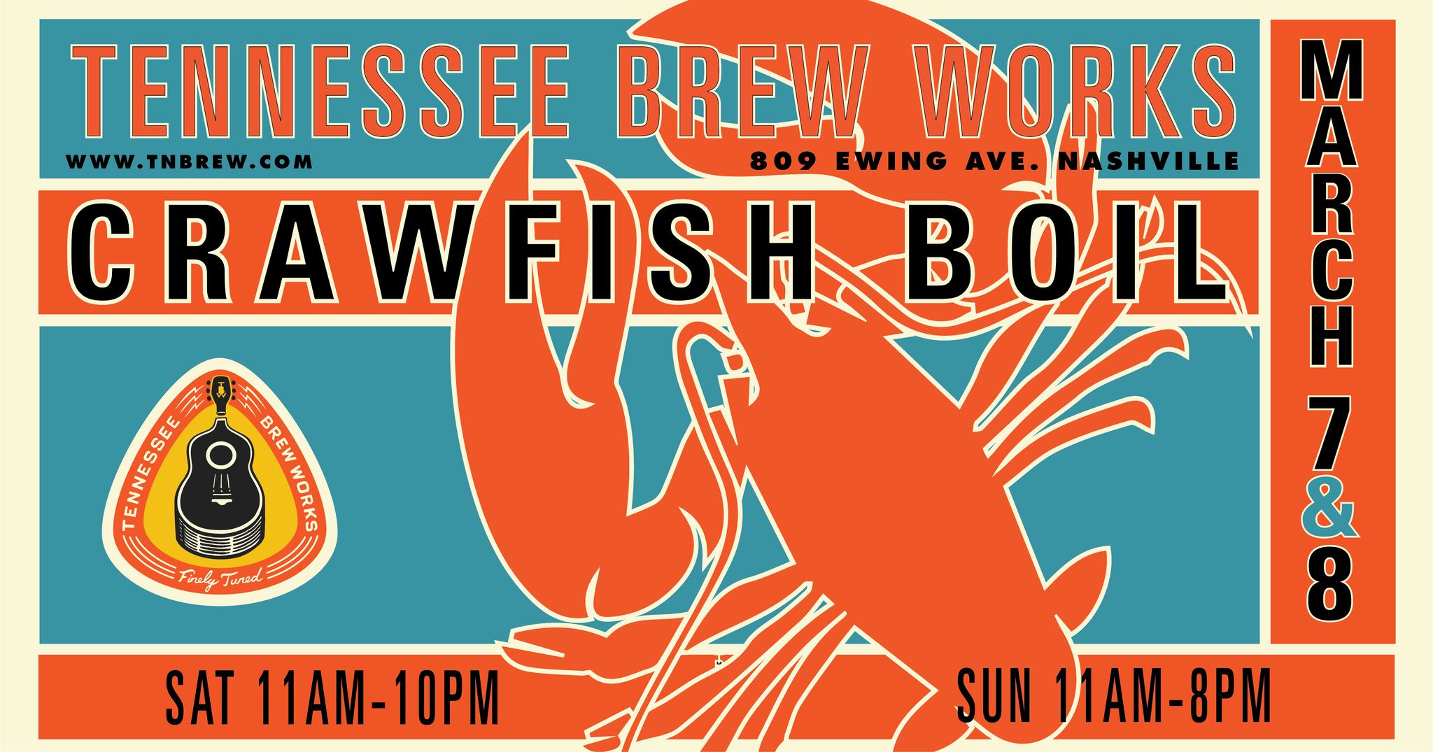 Tennessee Brew Works Annual Crawfish Boil