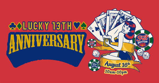 Aug 16 Fat Bottom Brewing Hosts Lucky 13th Anniversary Party in Nashville