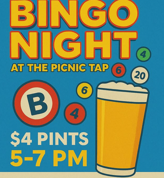 Weekly Bingo Night at The Picnic Tap