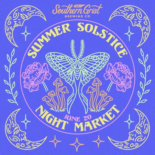 Southern Grist’s Summer Solstice Night Market June 20th: A Twilight Bazaar with Beer & Magic