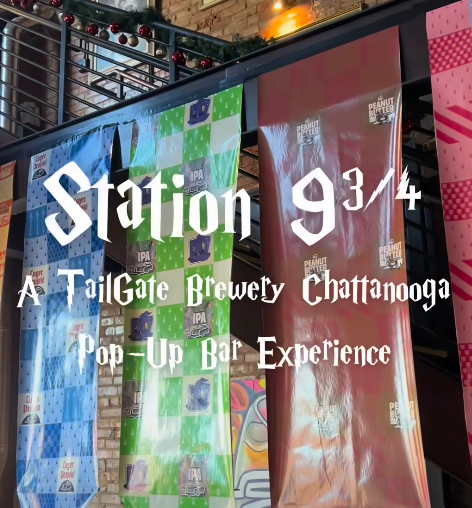 TailGate Brewery Chattanooga: New “Station 9 3/4” Pop-Up Launch